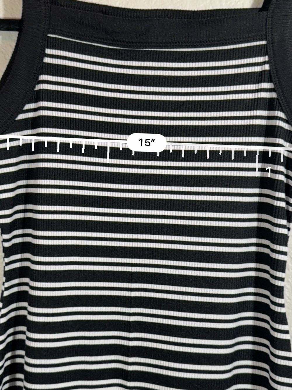 Derek Heart Black & White Striped Tank Maxi Dress - Picture 4 of 5